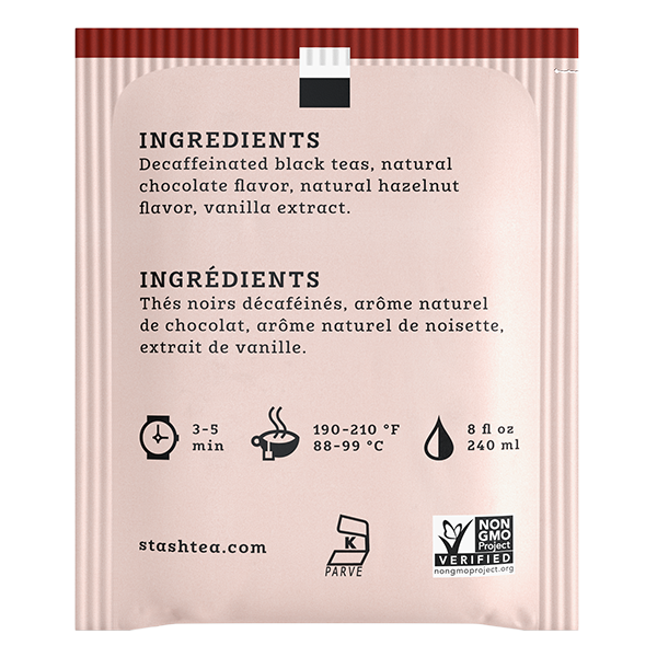 Chocolate Hazelnut Decaf Black Tea