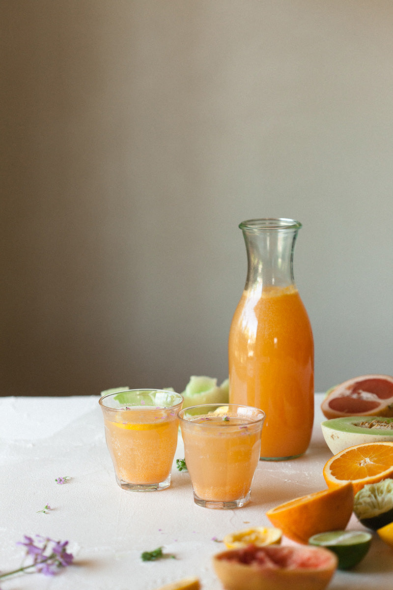 Citrus And Honeydew Sparkling Green Tea Punch | Citrus Green Tea Recipe | Stash Tea