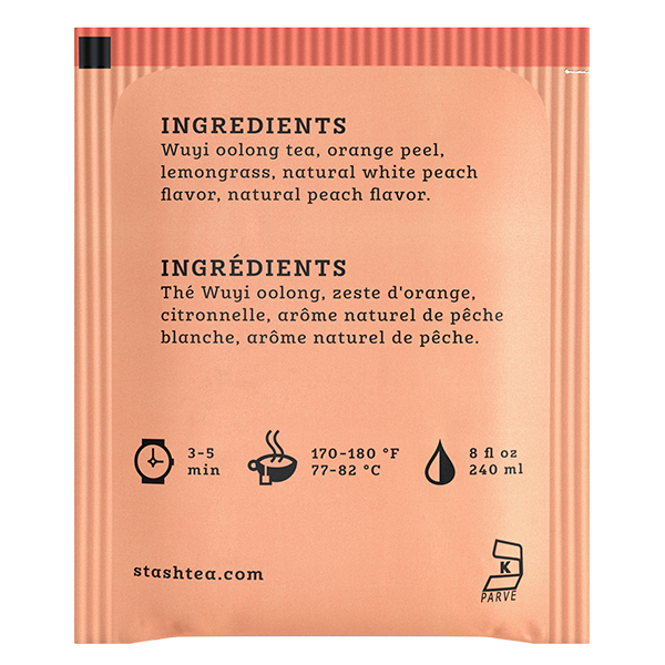 White Peach Oolong Tea Bagged | Stash Tea